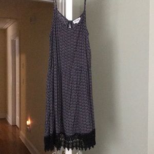 Black and white shirt sun dress